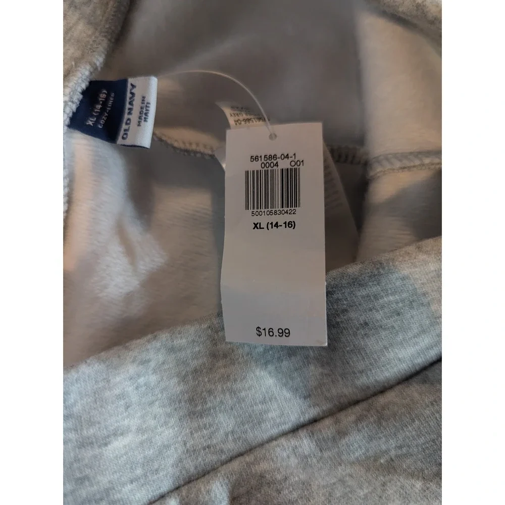 Old Navy Leggings, Gray, Soft,‎ Youth XL, New With Tags